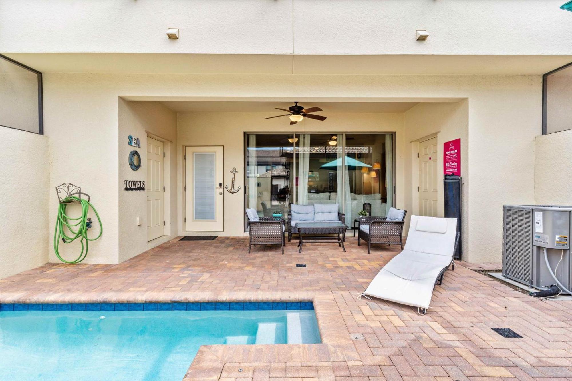 Townhome With Private Pool, Bbq & Free Waterpark Kissimmee Esterno foto